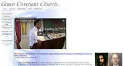 Desktop Screenshot of grace-covenant-church.net